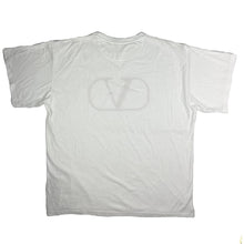 Load image into Gallery viewer, Valentino V Logo Oversized T-Shirt White
