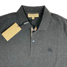 Load image into Gallery viewer, Burberry Embroidered Logo Polo Dark Grey
