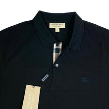 Load image into Gallery viewer, Burberry Embroidered Logo Polo Black
