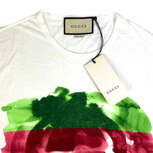 Load image into Gallery viewer, Gucci Splatter Logo T-Shirt White
