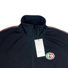 Load image into Gallery viewer, Gucci Rope Trim Track Top Black
