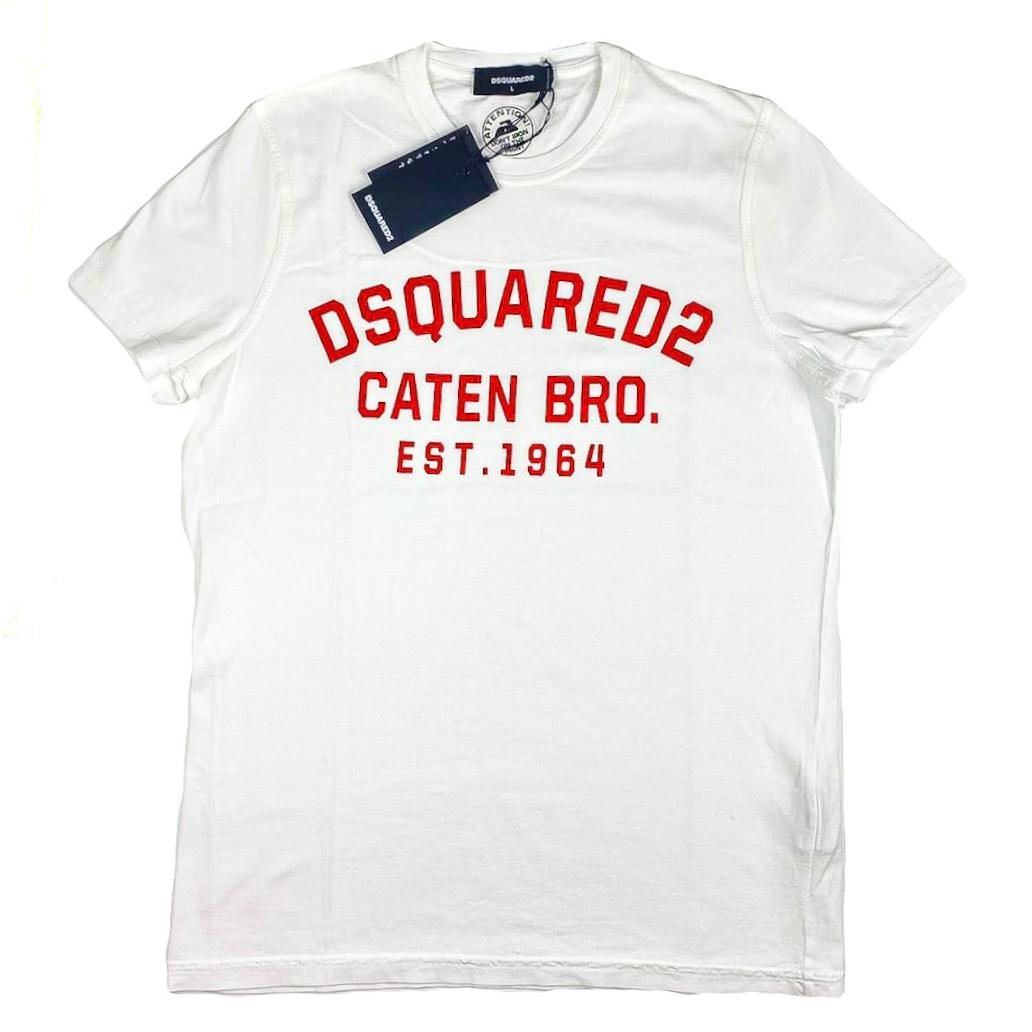 DSquared2 Caten Bros Logo T-Shirt White