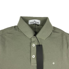 Load image into Gallery viewer, Stone Island Khaki Green Star Polo Shirt
