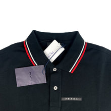 Load image into Gallery viewer, Prada Short Sleeve Polo Black
