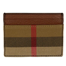 Load image into Gallery viewer, Burberry Brown Leather Card Holder
