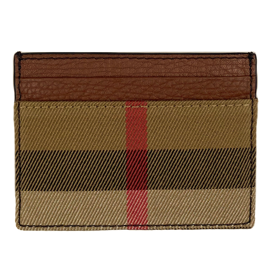 Burberry Brown Leather Card Holder